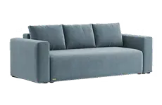 Тримісний диван, хімчистка якого вартує 1200 грн